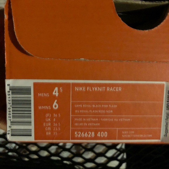 ❌❌SOLD❌❌Nike Flyknit Racer Indigo - Picture 4 of 5